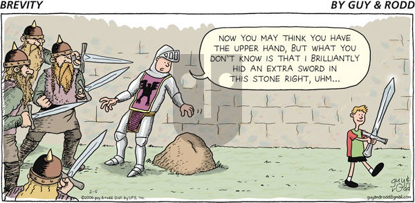 Brevity on Sunday February 5, 2006 Comic Strip