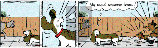 Fred Basset on Thursday April 7, 2016 Comic Strip