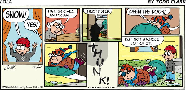 Lola on Sunday December 14, 2014 Comic Strip