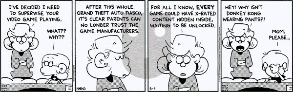 FoxTrot - Tuesday August 9, 2005 Comic Strip