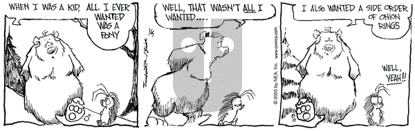 The Grizzwells on Wednesday January 5, 2005 Comic Strip