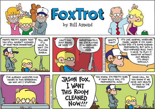 FoxTrot on Sunday June 10, 2012 Comic Strip
