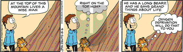 Garfield - Saturday August 6, 2011 Comic Strip