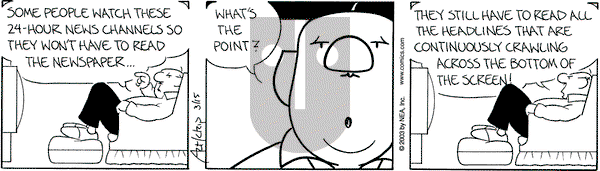 The Born Loser on Saturday March 15, 2003 Comic Strip