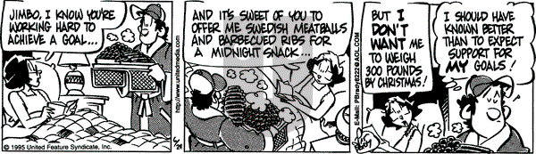 Rose is Rose on Thursday February 1, 1996 Comic Strip