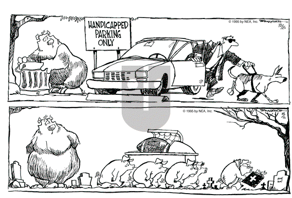 The Grizzwells on Wednesday October 25, 1995 Comic Strip