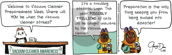 Breaking Cat News on Monday January 14, 2019 Comic Strip