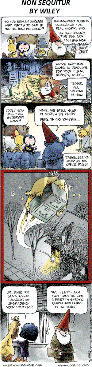 Non Sequitur on Sunday December 21, 2003 Comic Strip