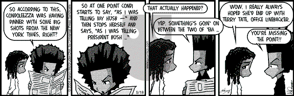 The Boondocks on Tuesday December 20, 2011 Comic Strip