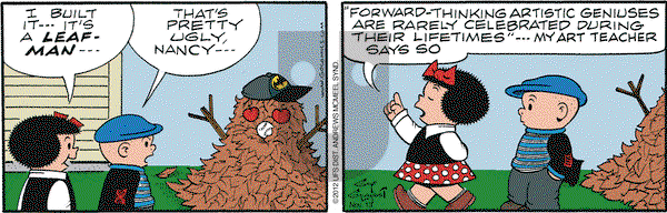Nancy on Monday November 13, 2017 Comic Strip