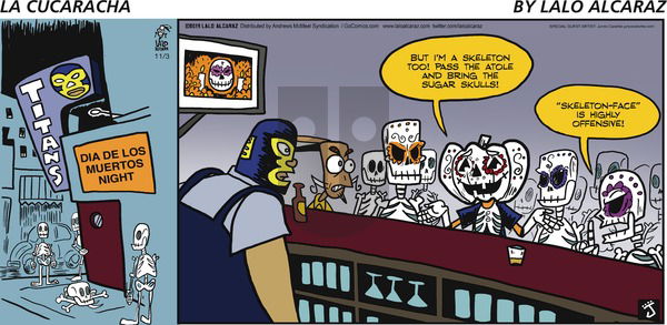 La Cucaracha - Sunday November 3, 2019 Comic Strip