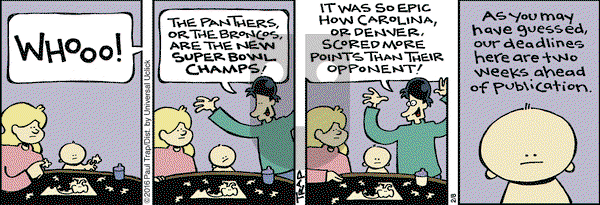 Thatababy on Monday February 8, 2016 Comic Strip
