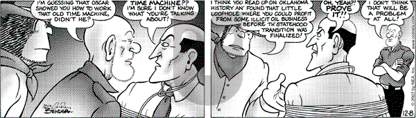 Alley Oop on Saturday December 8, 2007 Comic Strip