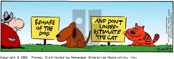 Frank and Ernest on Saturday September 7, 2002 Comic Strip
