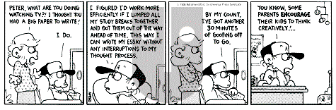FoxTrot on Wednesday May 22, 1996 Comic Strip