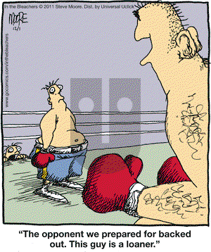 In the Bleachers on Thursday December 1, 2011 Comic Strip
