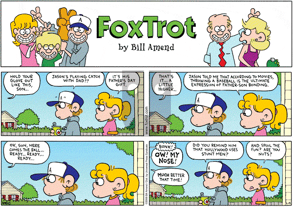 FoxTrot on Sunday June 15, 2008 Comic Strip