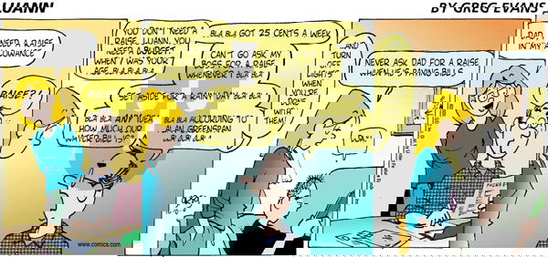 Luann on Sunday October 8, 2000 Comic Strip
