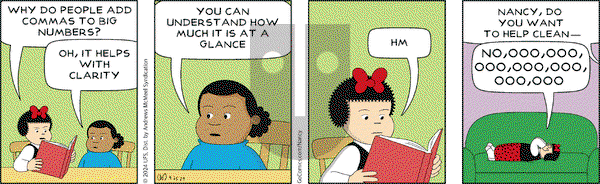 Nancy - Wednesday September 25, 2024 Comic Strip