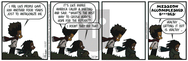 The Boondocks on Wednesday November 17, 2004 Comic Strip