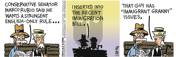 La Cucaracha on Wednesday June 26, 2013 Comic Strip