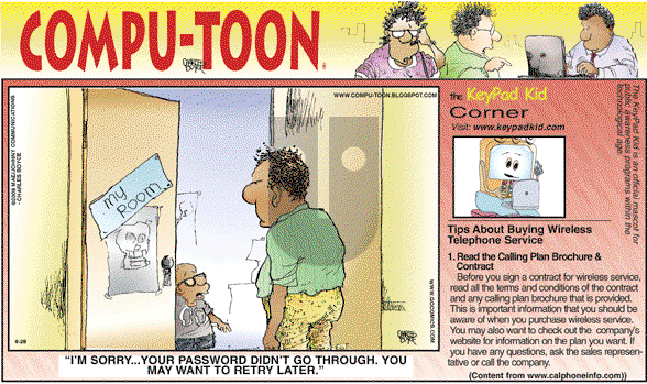 Compu-toon on Sunday June 28, 2009 Comic Strip
