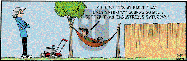 Grand Avenue on Saturday May 19, 2018 Comic Strip