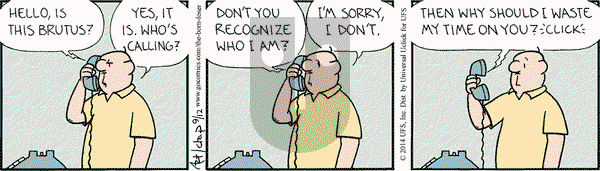 The Born Loser on Friday September 12, 2014 Comic Strip