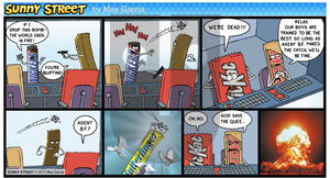 Sunny Street - Monday February 14, 2005 Comic Strip