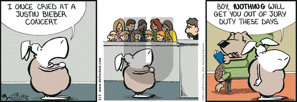 DeFlocked on Thursday March 2, 2017 Comic Strip
