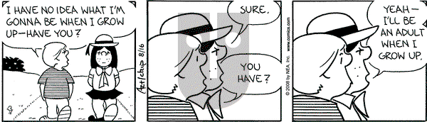 The Born Loser on Saturday August 16, 2008 Comic Strip