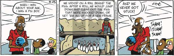 Cleats on Tuesday April 15, 2008 Comic Strip