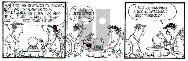 Monty on Monday January 29, 2007 Comic Strip
