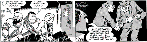 Alley Oop on Thursday November 15, 2001 Comic Strip