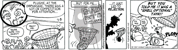 Over the Hedge on Tuesday July 8, 1997 Comic Strip