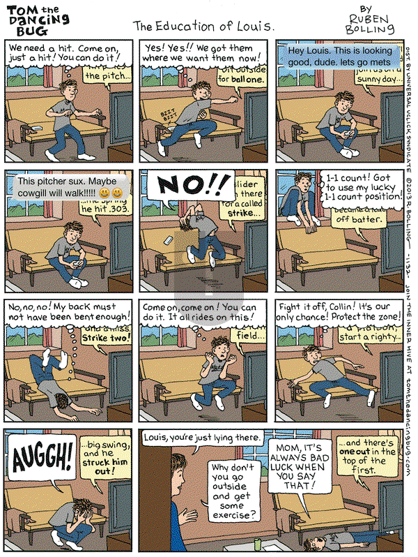 Tom the Dancing Bug on Friday April 5, 2013 Comic Strip