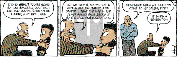 Cleats on Friday February 7, 2003 Comic Strip