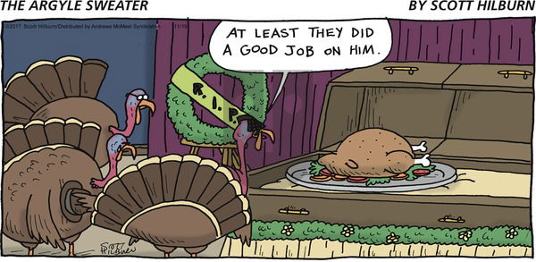 The Argyle Sweater on Sunday November 19, 2017 Comic Strip