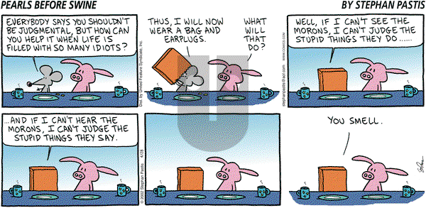 Pearls Before Swine on Sunday April 28, 2002 Comic Strip
