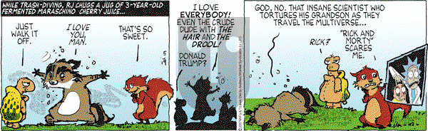 Over the Hedge on Friday May 19, 2017 Comic Strip