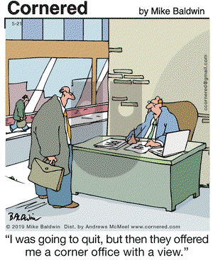 Cornered on Tuesday May 21, 2019 Comic Strip
