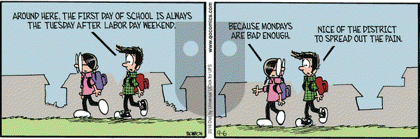Grand Avenue on Tuesday September 6, 2016 Comic Strip