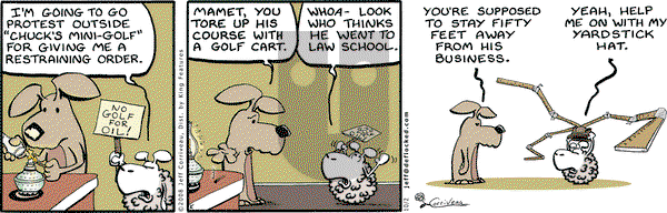 DeFlocked on Thursday October 2, 2008 Comic Strip