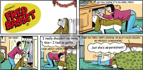 Fred Basset on Sunday December 17, 2017 Comic Strip