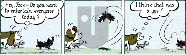 Fred Basset on Tuesday January 19, 2021 Comic Strip