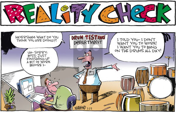 Reality Check on Sunday March 23, 2014 Comic Strip