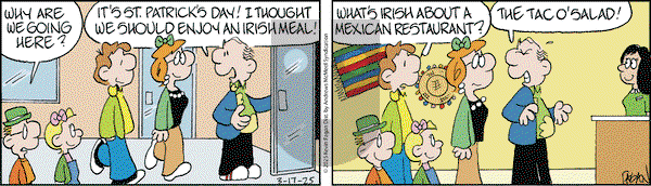 Drabble on Monday March 17, 2025 Comic Strip