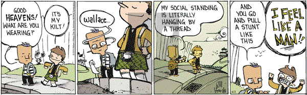 Wallace the Brave on Tuesday April 2, 2019 Comic Strip