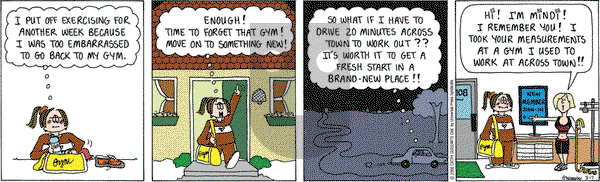 Cathy Classics on Monday March 17, 2008 Comic Strip
