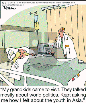 Cornered on Monday December 3, 2012 Comic Strip